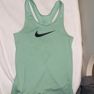 Mint green Nike athletic tank top
